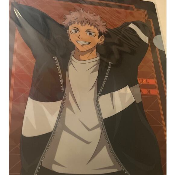 JUJUTSU KAISEN Yuji Itadori - ANIME - Acrylic Clear File / Poster - NEW - Picture 6 of 7